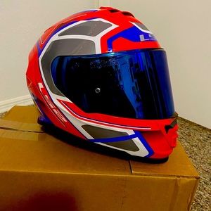 LS2 assault motorcycle helmet size XL